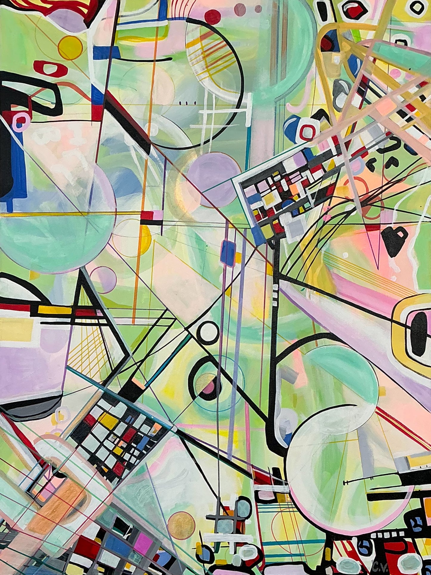 New Works "Time Traveler" 30x40